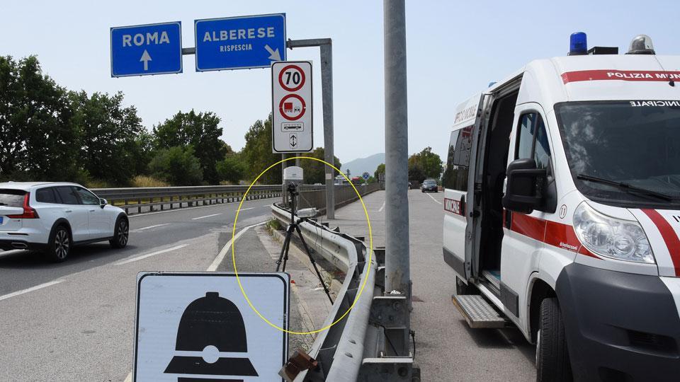 Multe, l’autovelox di Alberese è una miniera d’oro 