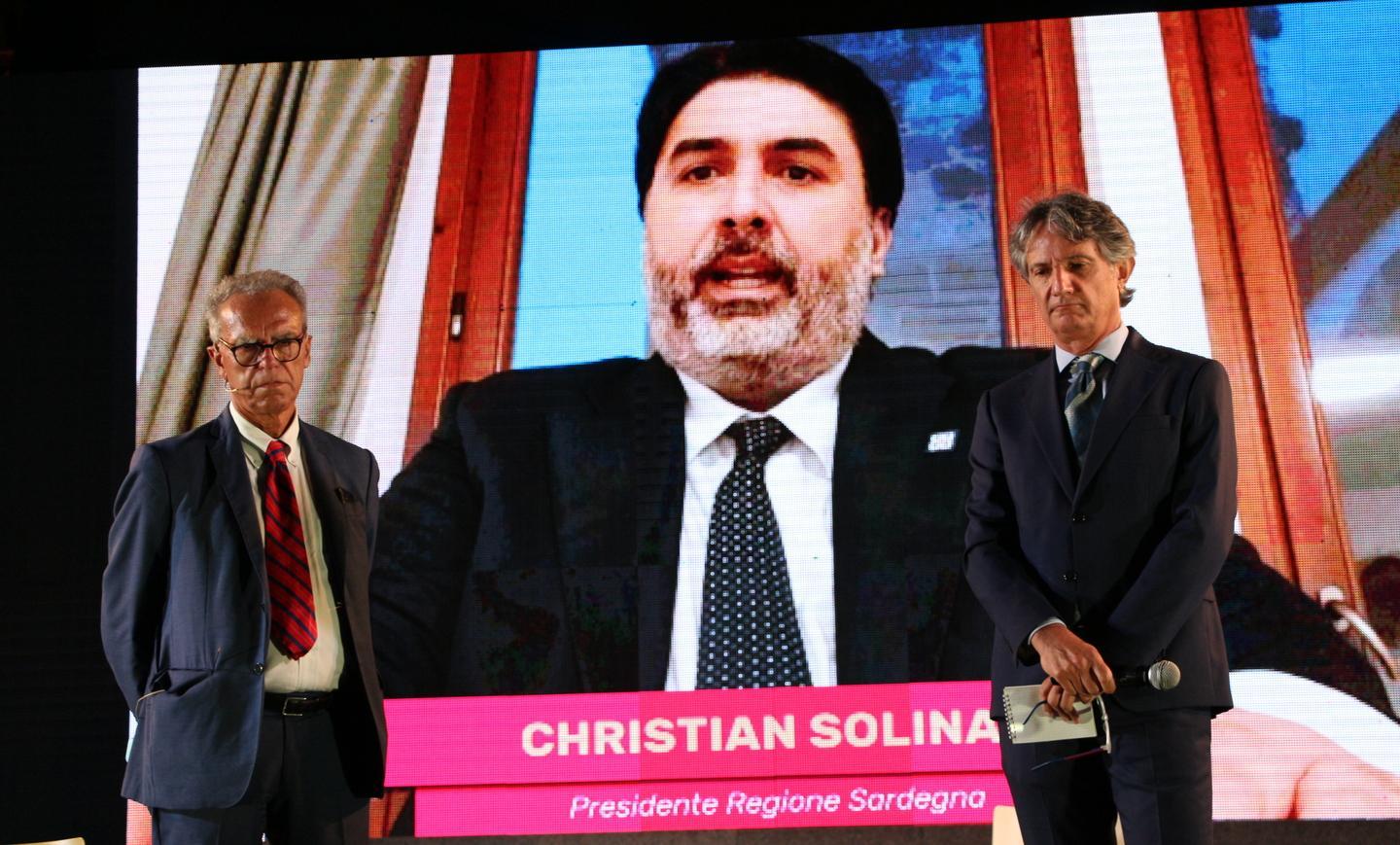 L'intervento di Christian Solinas alla festa della Nuova: «Treni, strade, energia: ecco l’isola che verrà»