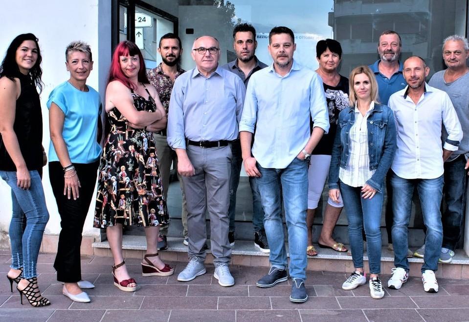 Il candidato Tomasi presenta la sua squadra «Prima l’esperienza» 