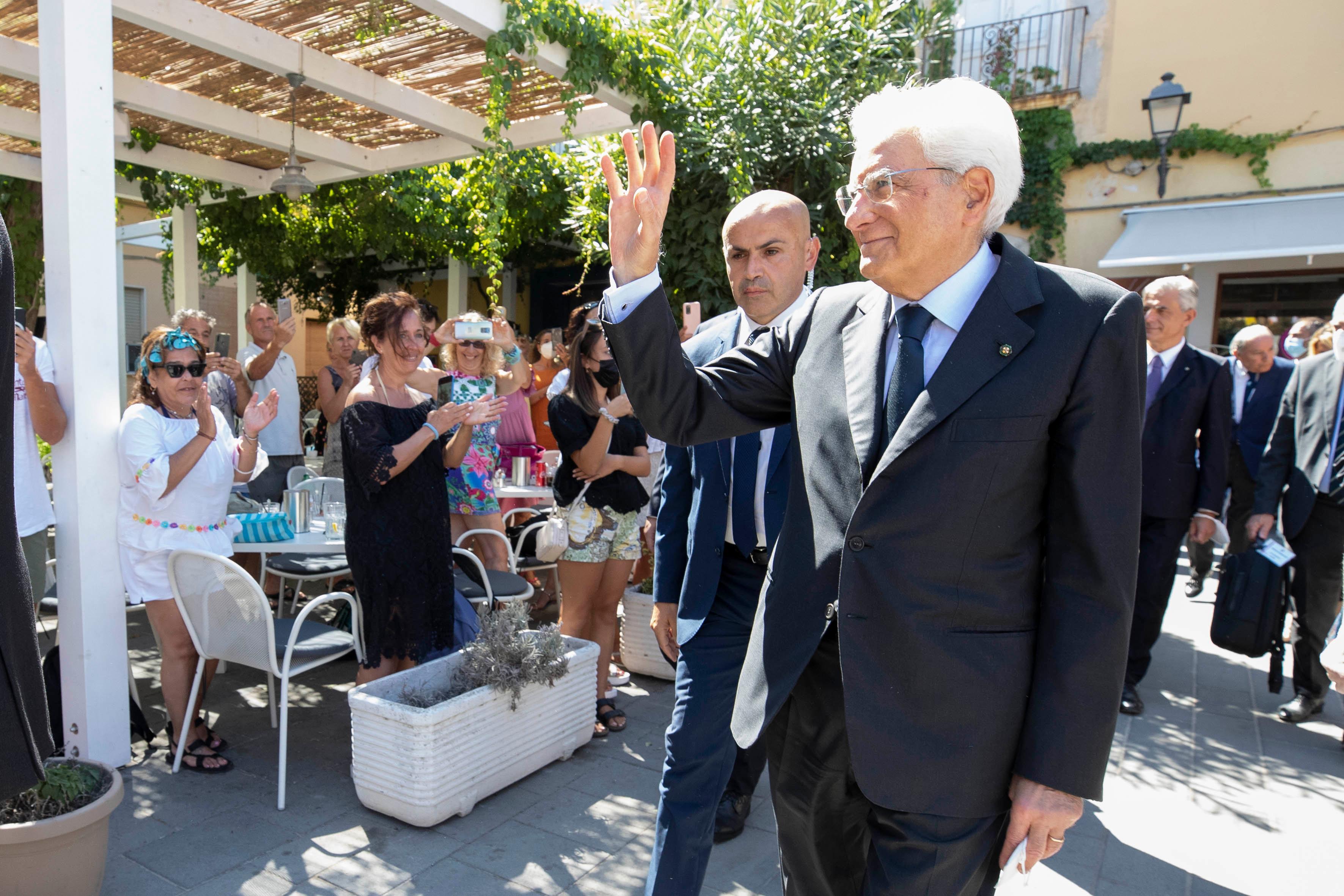 Il presidente della Repubblica Sergio Mattarella