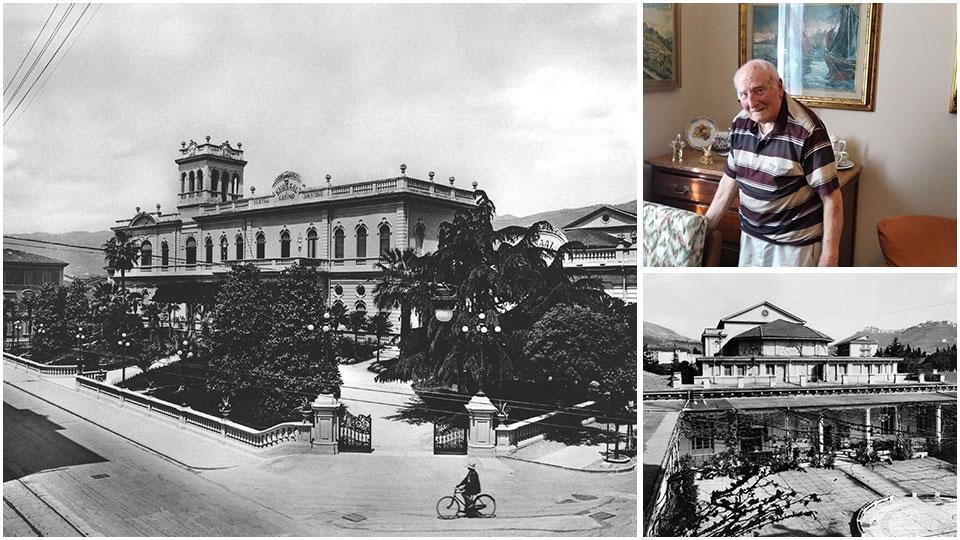 Una immagine del Kursaal a Montecatini. La foto è dell’archivio studio fotografico Rosellini, Ivano Frediani, 93 anni, bancario in pensione, che ebbe un ruolo da comparsa e un interno del Kursal nel 1944