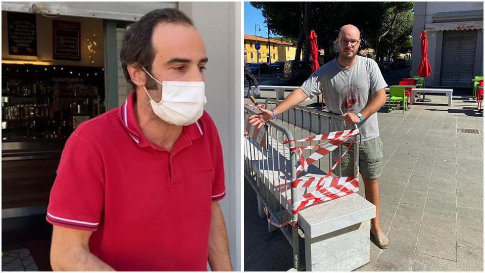 Lite in centro a Livorno tra barista e consigliere comunale - Video