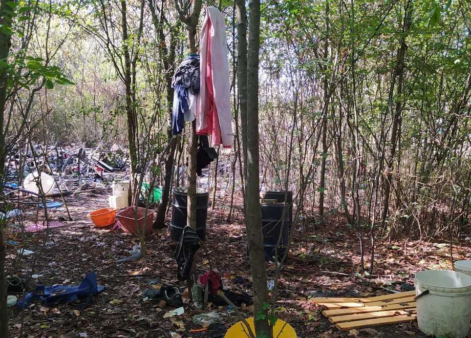 San Cataldo, la baraccopoli tra la boscaglia ripulita e sgomberata dopo il rogo 