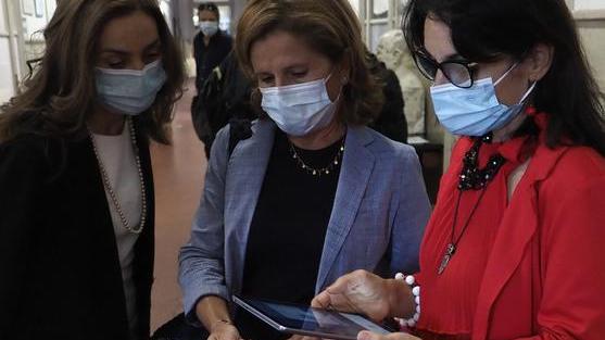 Il controllo del green pass in una scuola