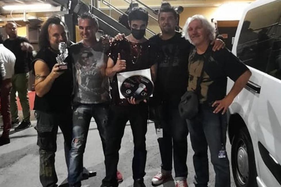 Giullari sul palco con Foschia