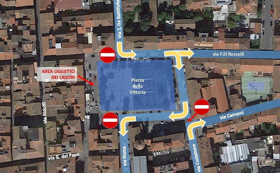 Traffico, in piazza della Vittoria una rivoluzione di tre giorni