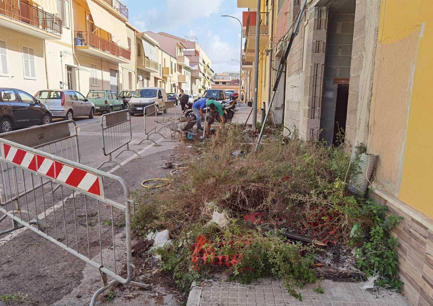 Liberato dal Comune il cantiere abbandonato in via Macciotta