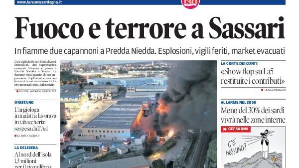 La Nuova Sardegna - Prima Pagina - 23 settembre 2021