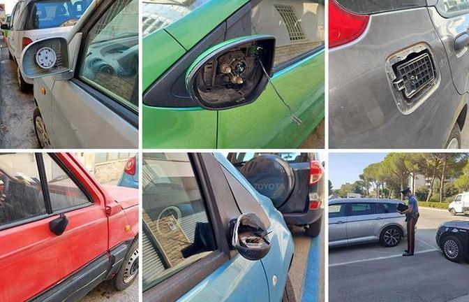 Alcuni dei danni provocati dai ragazzini di Follonica nella notte tra il 12 e il 13 settembre