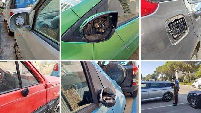 Alcuni dei danni provocati dai ragazzini di Follonica nella notte tra il 12 e il 13 settembre