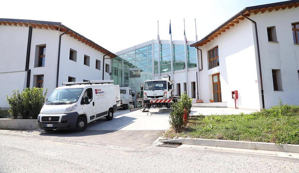 La piccola parte del Ferraris che è stata realizzata dieci anni fa al polo scolastico di via Sanzio