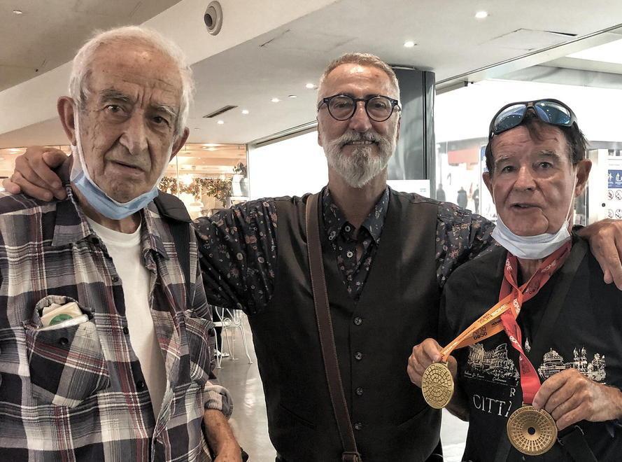 Da destra: Egisto Gassani, Carlo tardani e Paolo Boschi