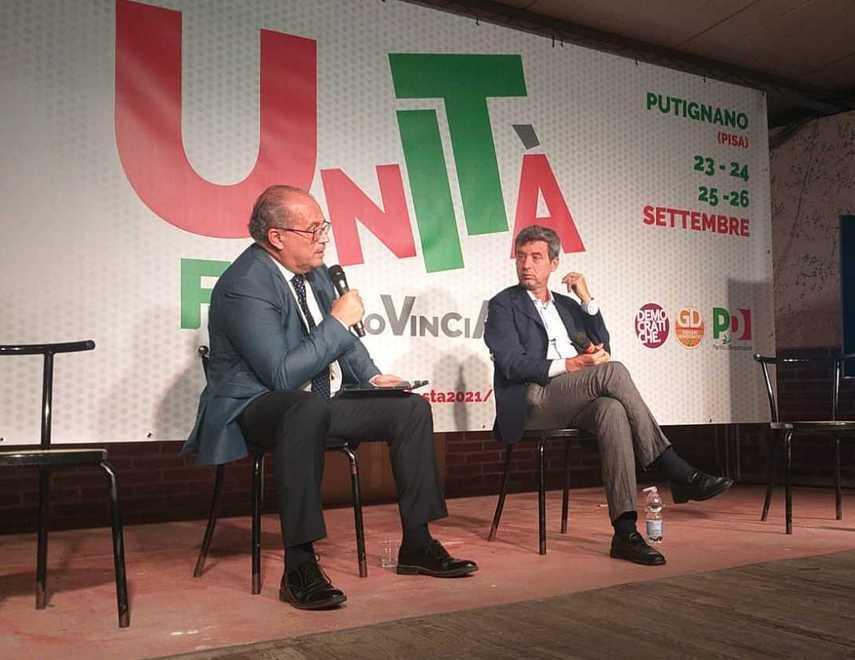 Il direttore del Tirreno Stefano Tamburini intervista il ministro Orlando