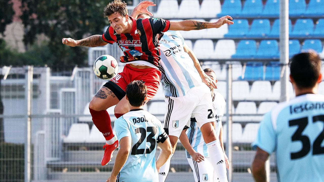 Semprini, autore del gol rossonero