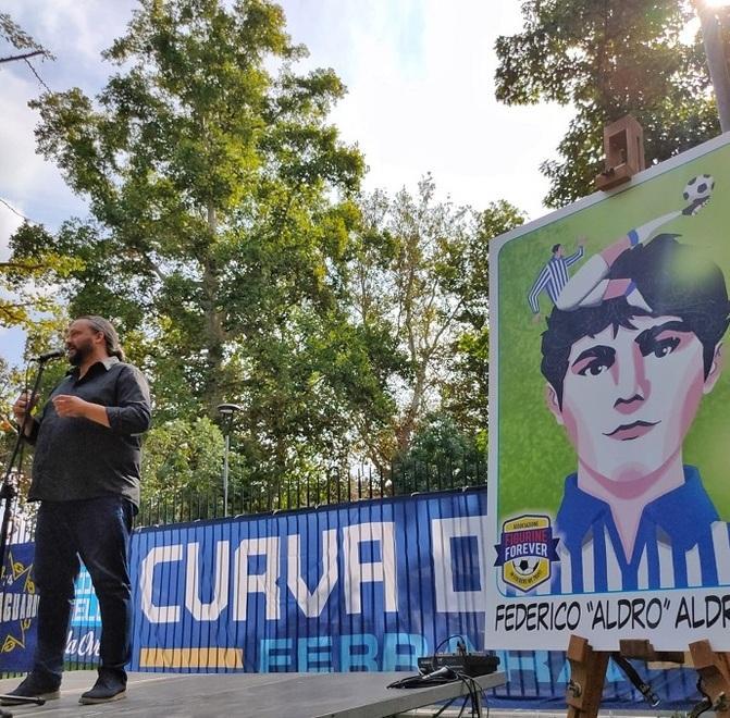 Ferrara, una figurina per ricordare Federico: «Uniti perché non accada mai più» 