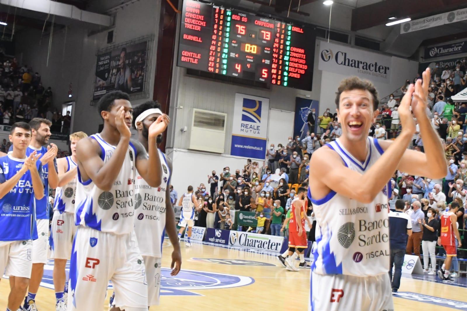 Dinamo vittoriosa al Palaserradimigni (foto Mauro Chessa)