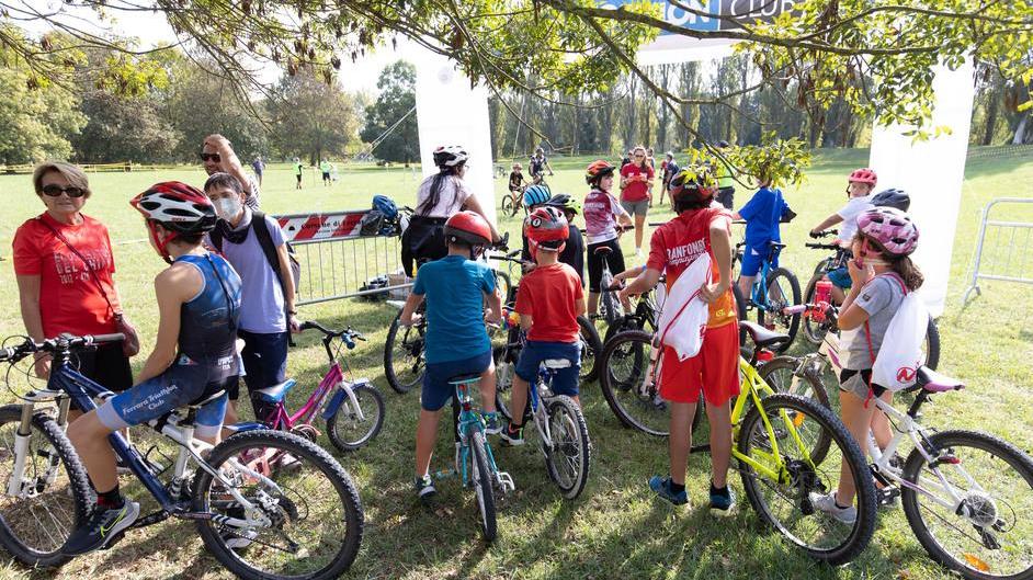 In bici con Ado al parco