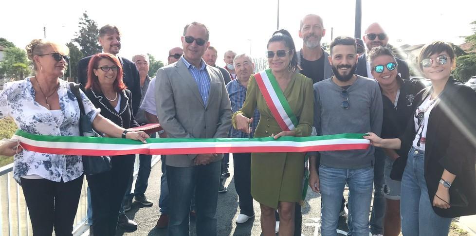 Caprile, la ciclabile ora collega il paese al polo industriale 