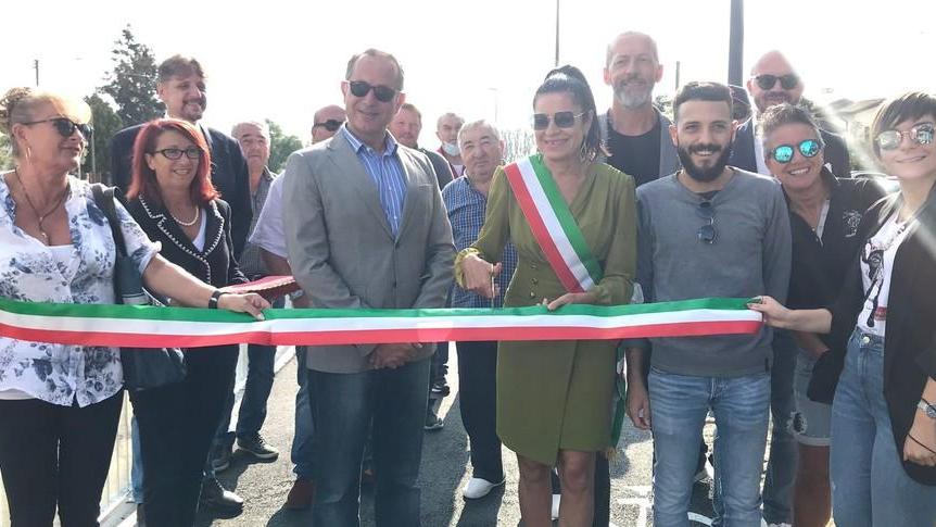 Caprile, la ciclabile ora collega il paese al polo industriale