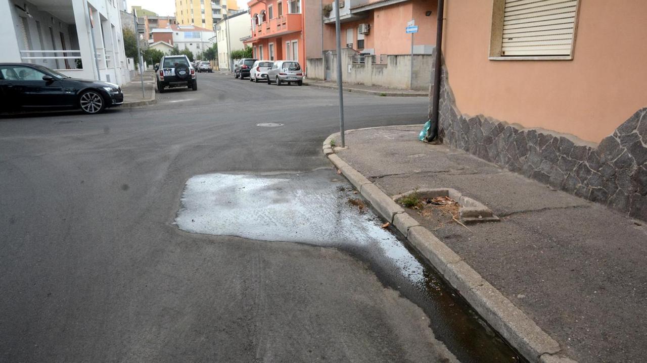Una sorgente di acqua potabile