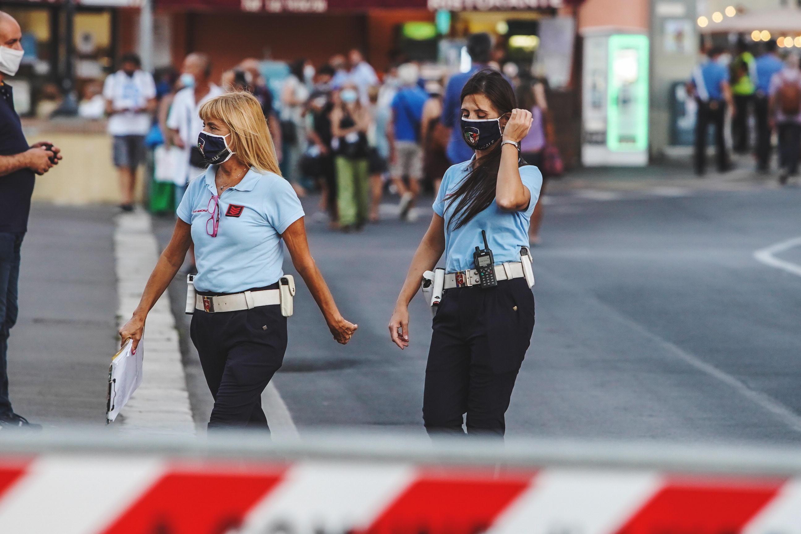 Due poliziotte in Venezia (foto d'archivio)