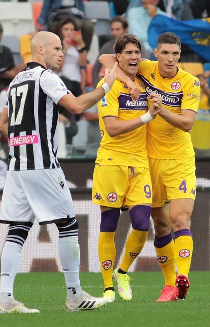 Rigorosamente Vlahovic, Viola in volo Anche l’Udinese si inchina a Italiano 