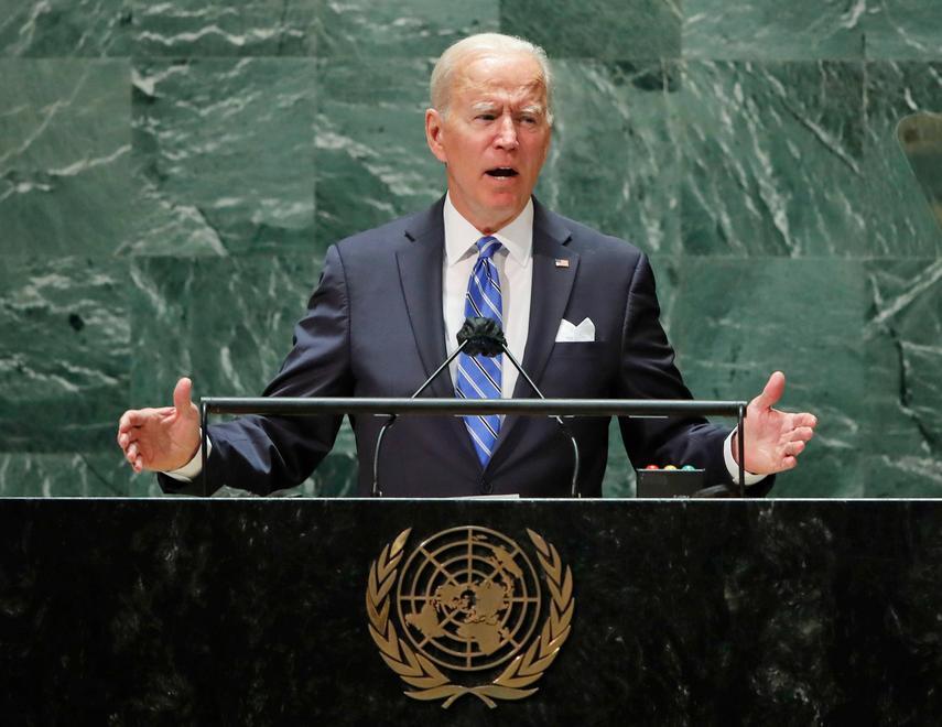 Il presidente Joe Biden durante l’assemblea dell’Onu