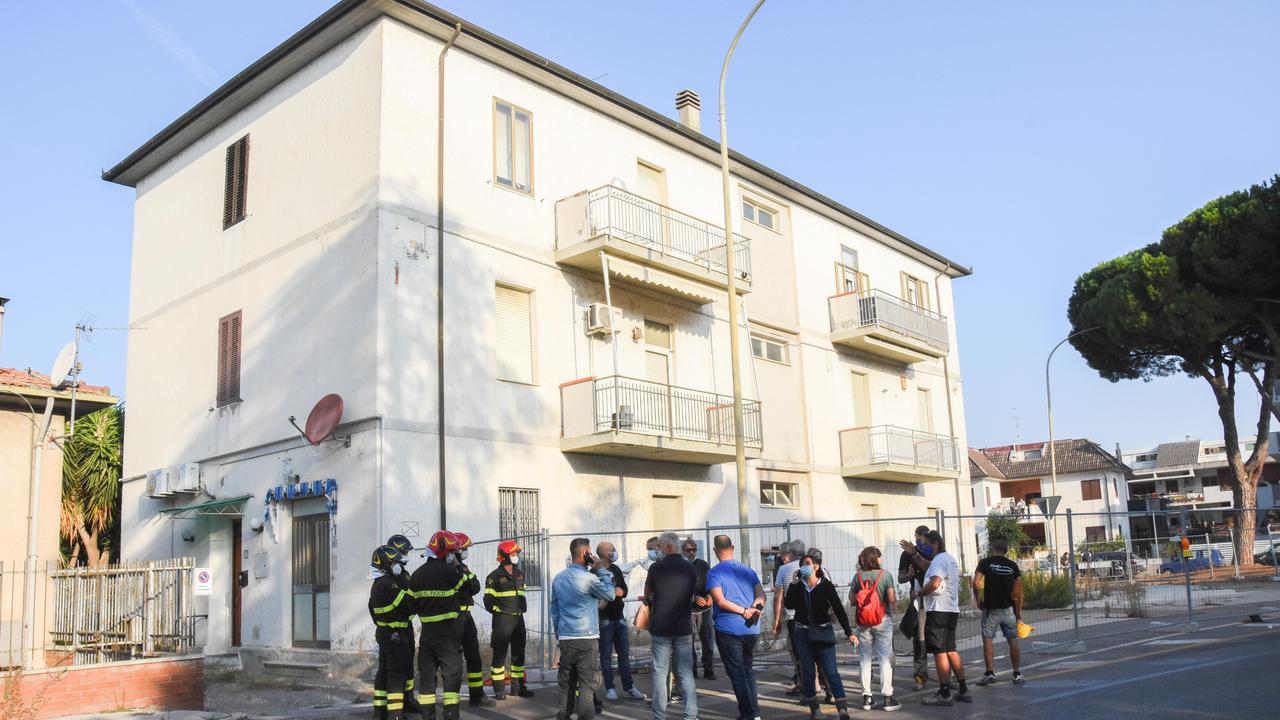 L'intervento in via Cimabue /Orcagna (foto agenzia Bf)