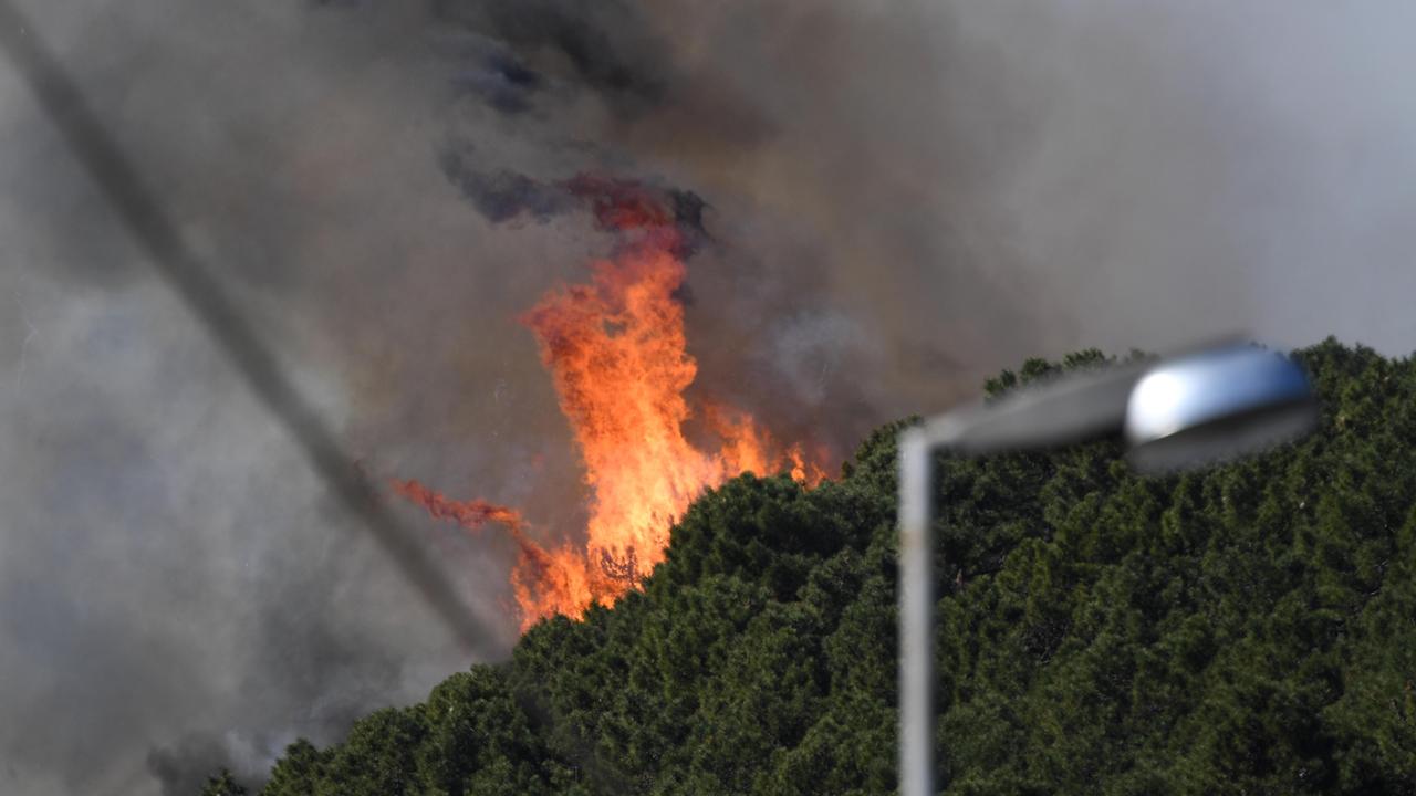 Incendio divampato sul Serra il 25 febbraio 2019
