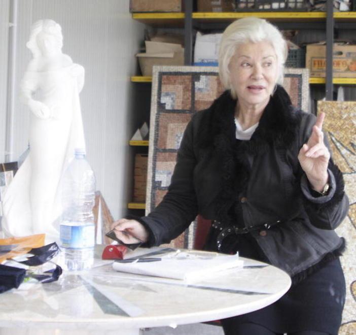 Gli artisti di Pietrasanta piangono l’amica Chromy 