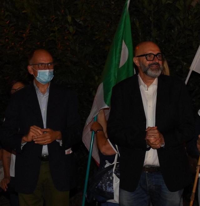 Letta scende in piazza in sostegno di Culicchi
