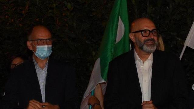 Letta scende in piazza in sostegno di Culicchi