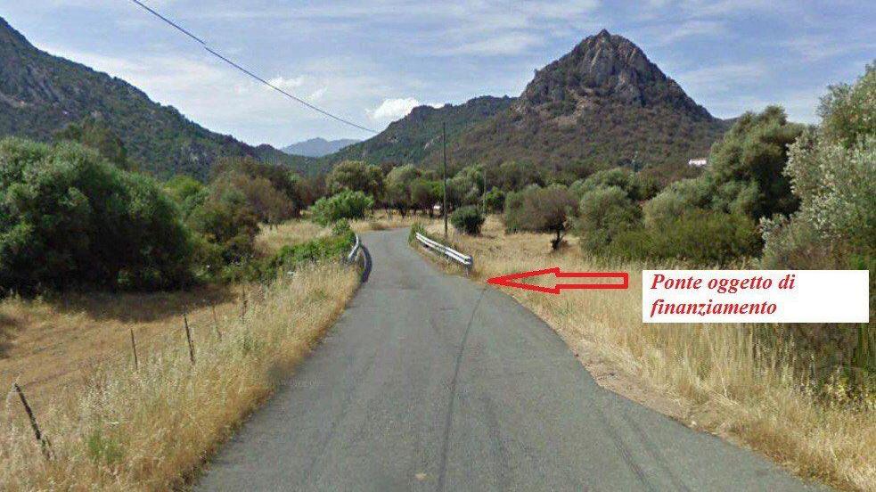 Il ponte sulla Azzanì-Trudda come è oggi