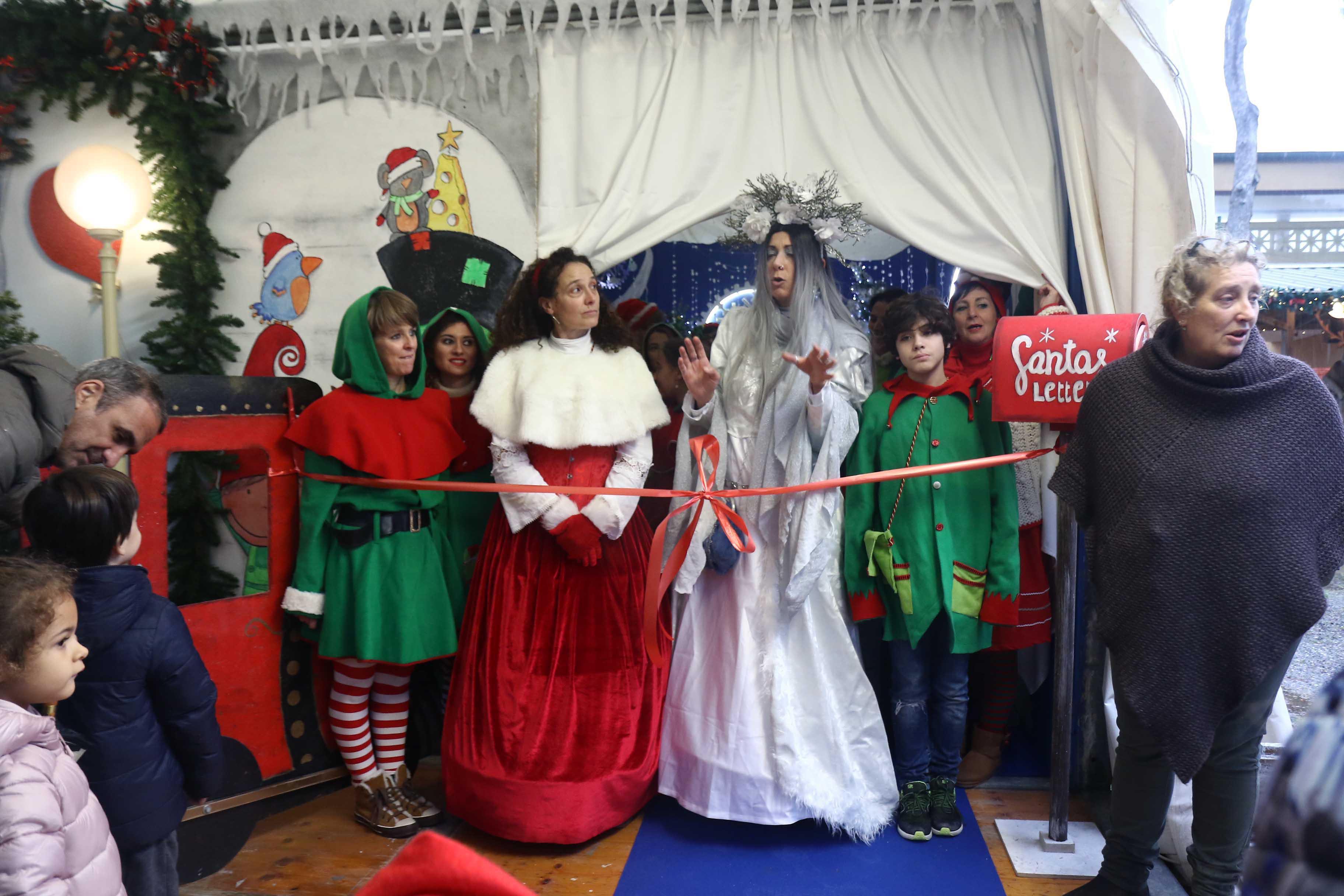 L’inaugurazione del Villaggio di Natale dell’ultima edizione del 2019
