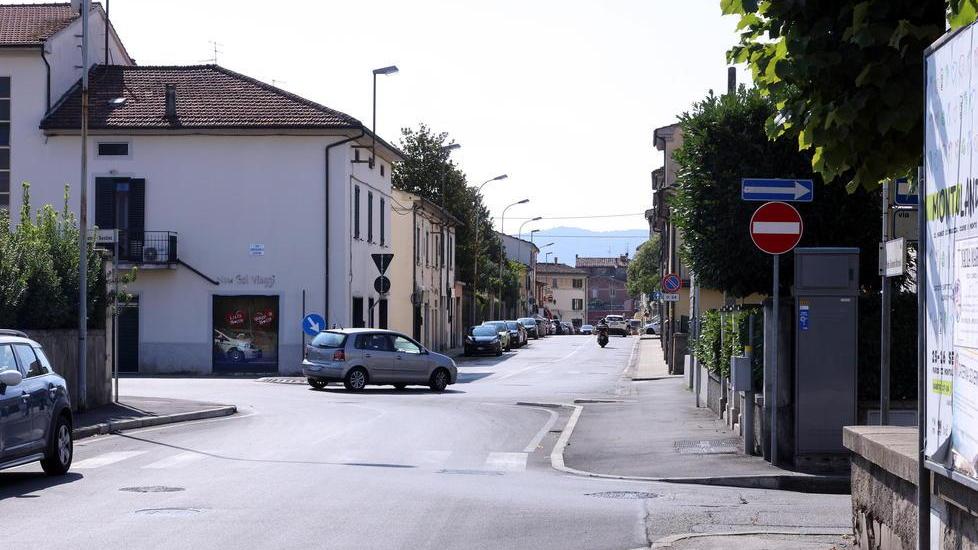 Via Antonelli, nei pressi della chiesa dell’Immacolata