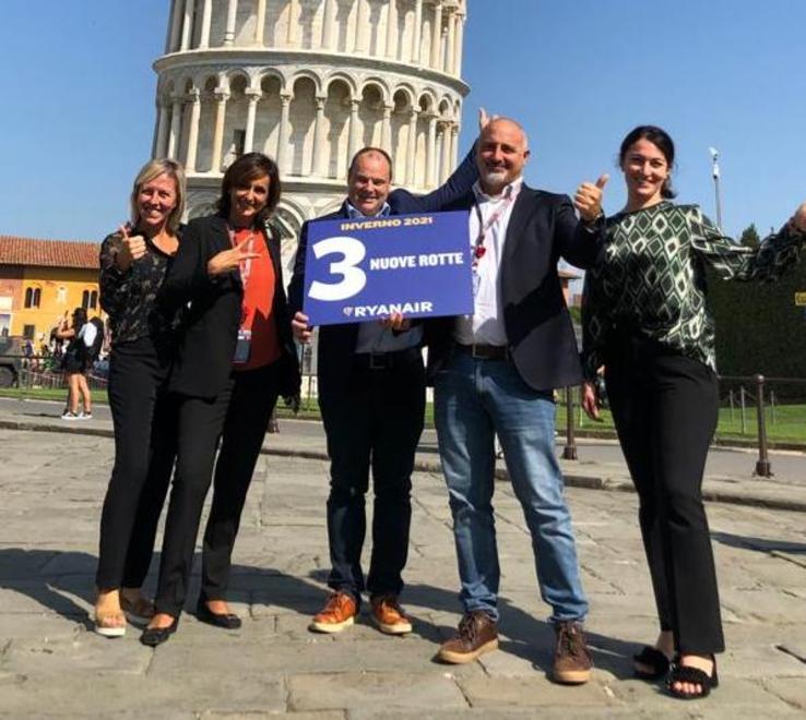 Pisa, tre nuove rotte per l’inverno. Ryanair punta ancora sul Galilei 