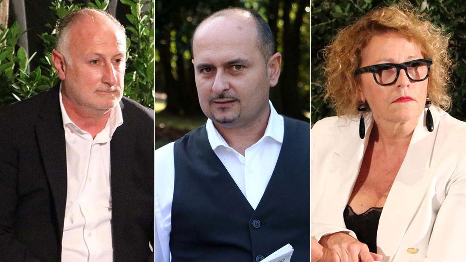 Da sinistra Gianni Lorenzetti, Francesco Matteucci, Manuela Aiazzi