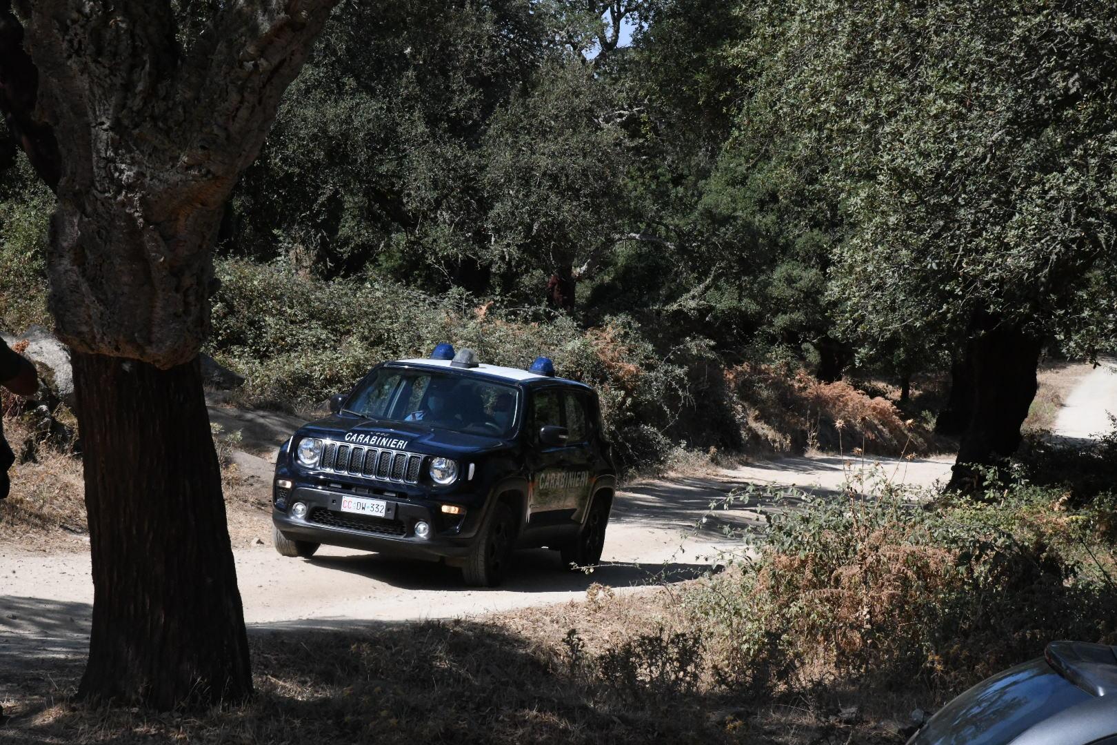 Il luogo dell'omicidio (foto Massimo Locci)