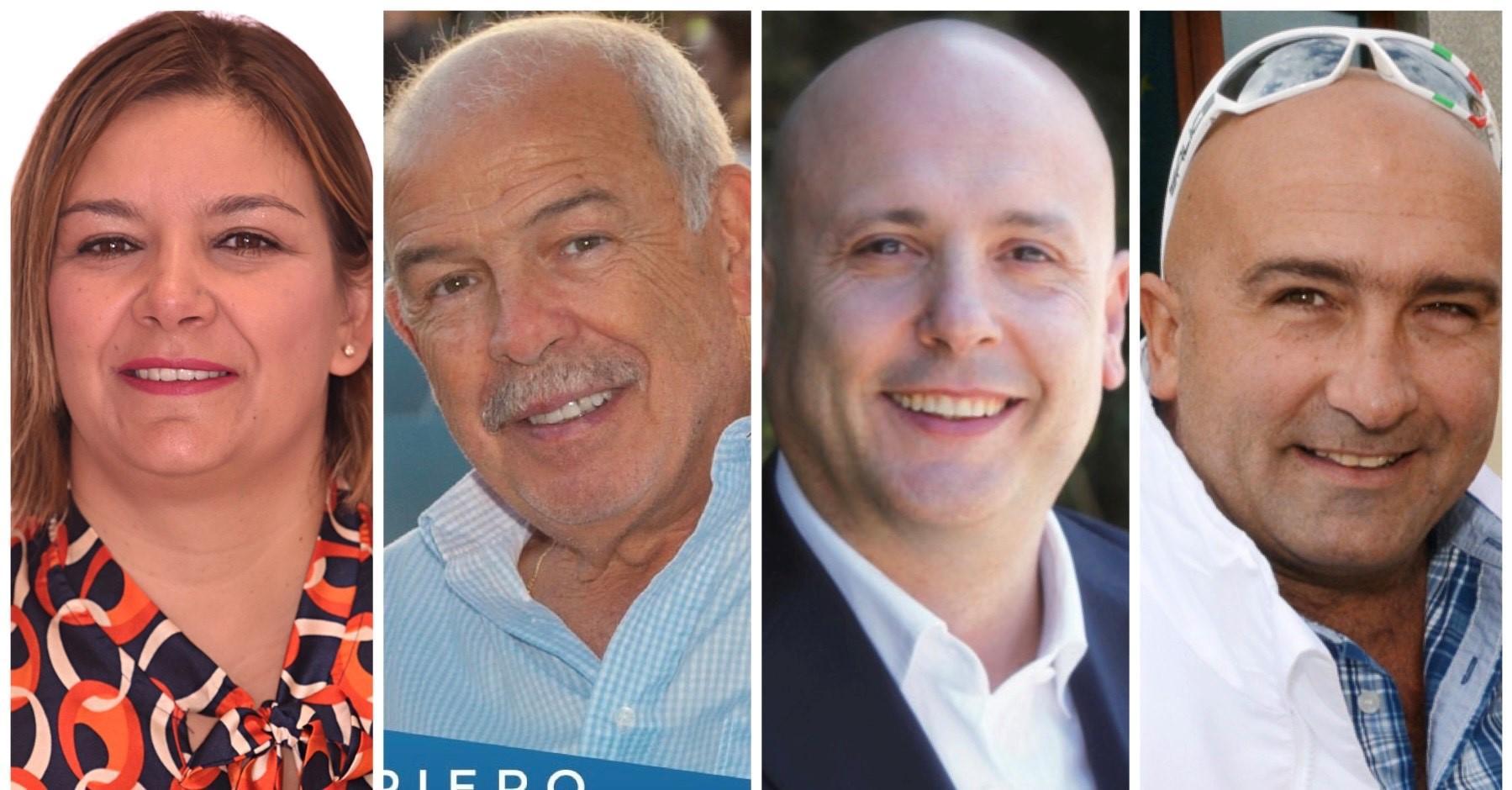 Silvana Manchia (Forza Italia), Pier Giovanni Mura noto Giampiero (Forza Italia), Rino Piccinnu (Scelta civica), Francesco Gambella (Vivere Olbia)