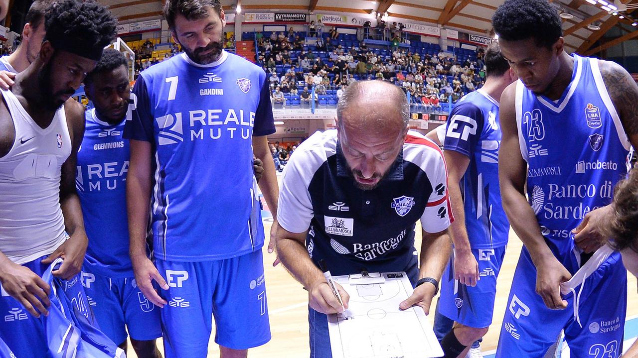 Un time-out della Dinamo