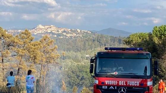 Fiamme al Bargingo Notte di apprensione