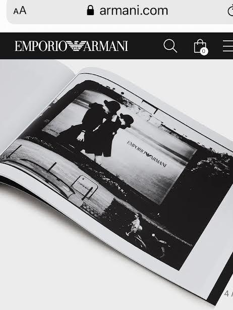 Emporio Armani omaggia Angelo Mereu 
