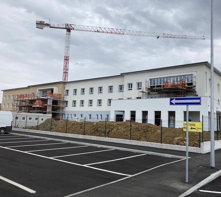 Il cantiere a Cecina per la nuova residenza sanitaria assistenziale:  è simile a quella pensata per Livorno
