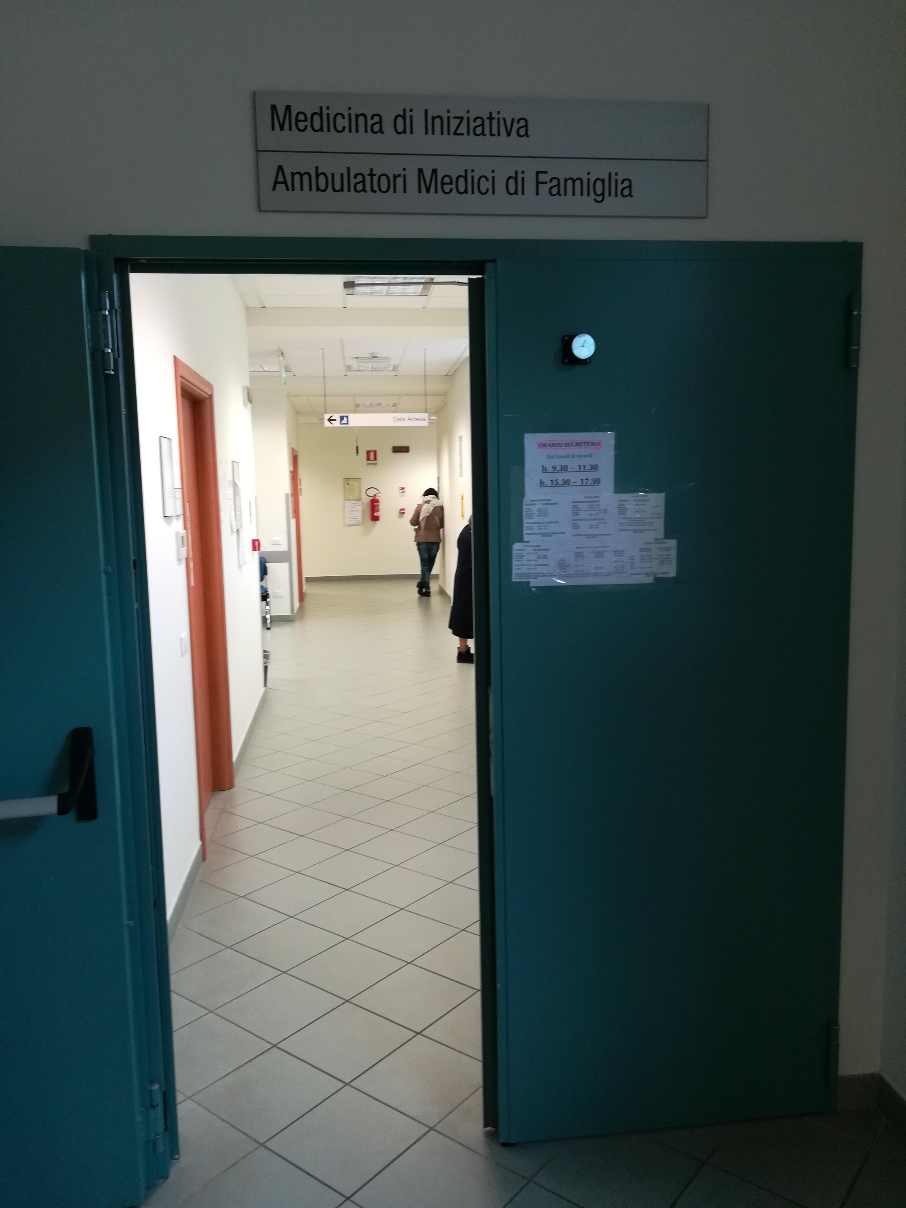 Gli ambulatori dei medici di famiglia all'ex ospedale Tabarracci