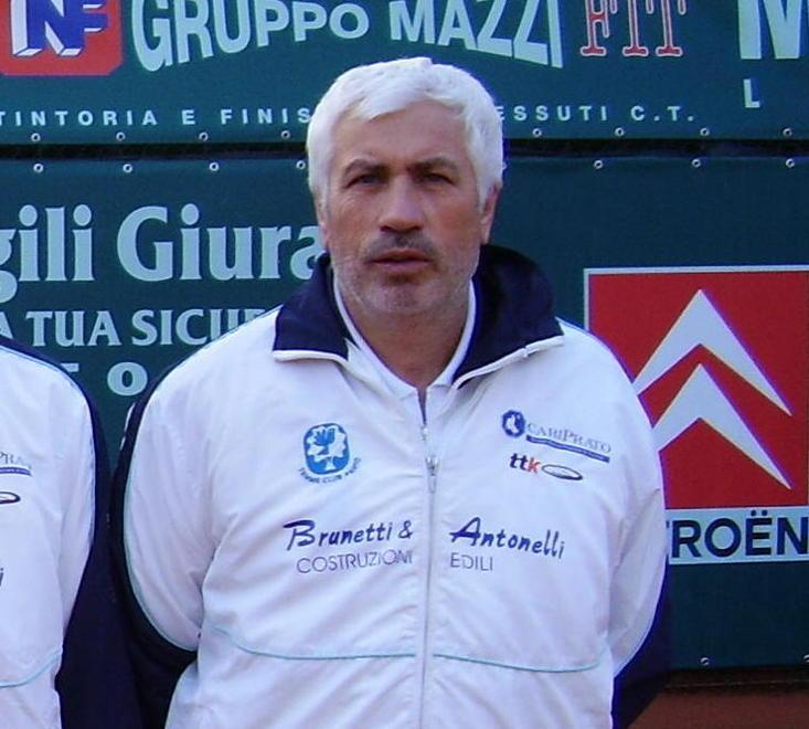 Antonio Cotugno, capitano non giocatore del Tc Prato in A2