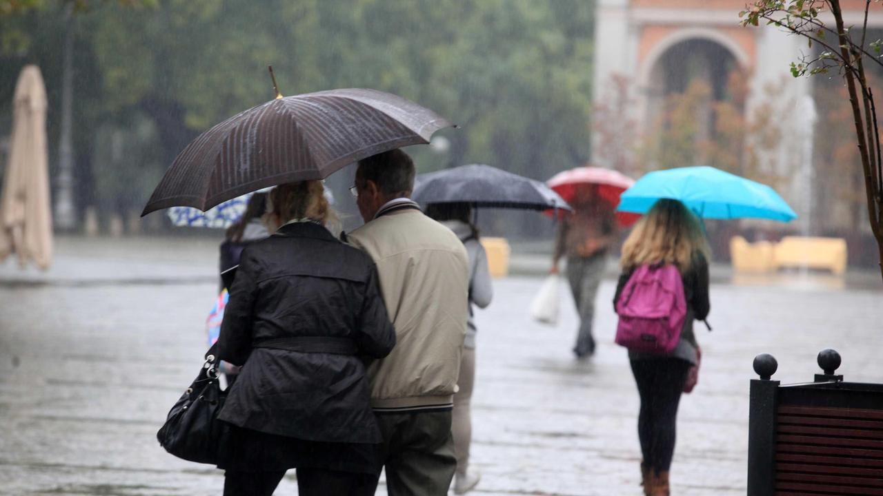 Una giornata di pioggia (foto di archivio)