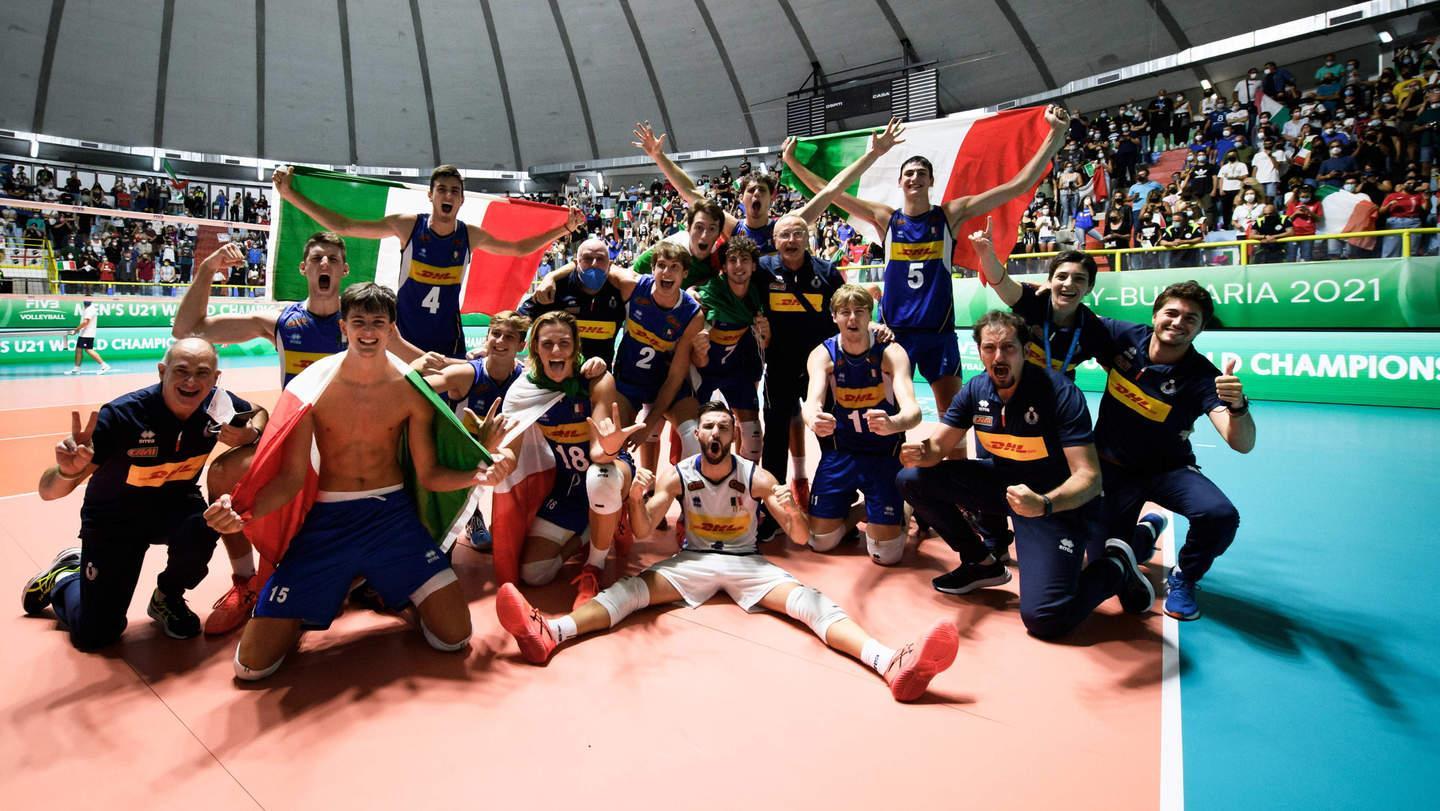 Gli azzurrini del volley sono campioni del mondo 