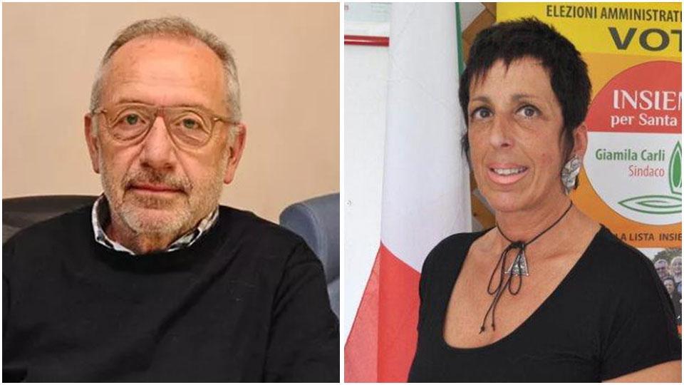Alessandro Giari e Giamila Carli