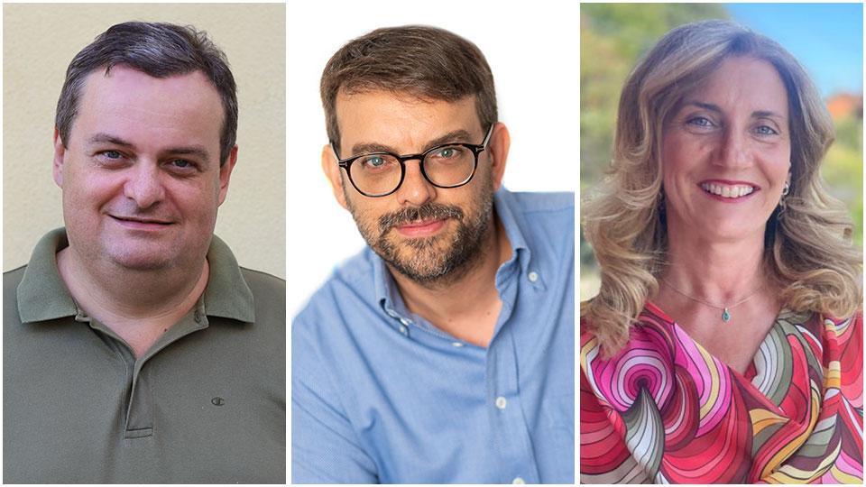 Adolfo Del Soldato, Lucio Lucchesi e Michela Morgantini