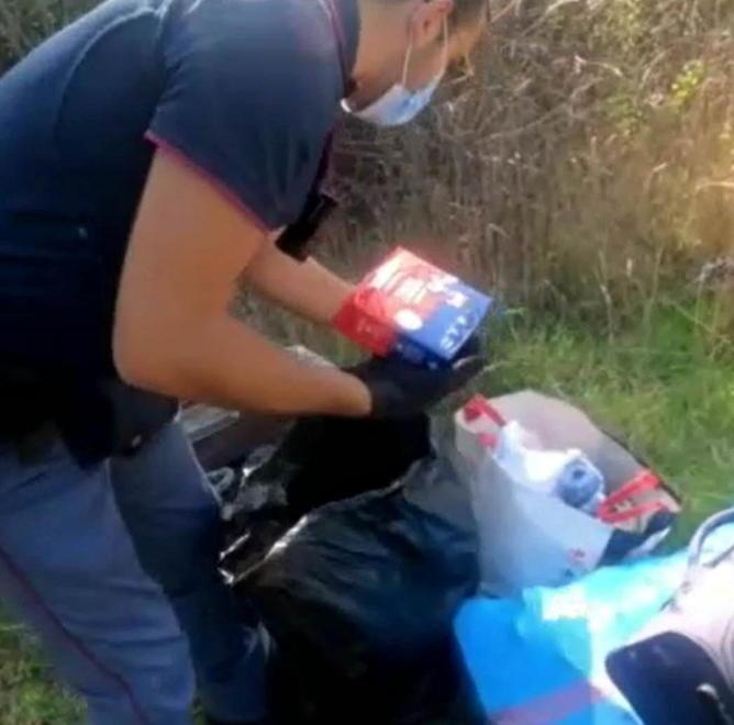 Nella boscaglia di Cisanello trovate scorte di cibo rubato 